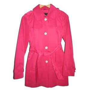 🆕 GUESS pink Trench Coat Size small